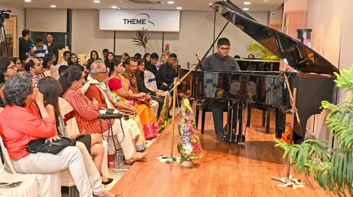 Student recital at Theme Piano World, Kasba